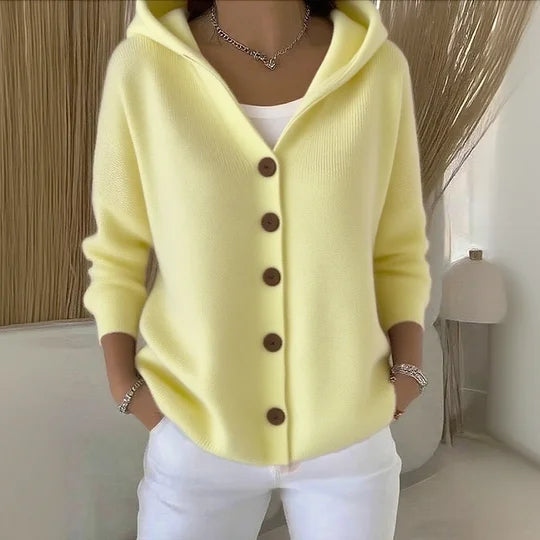 Philomène – Cardigan à capuche doux