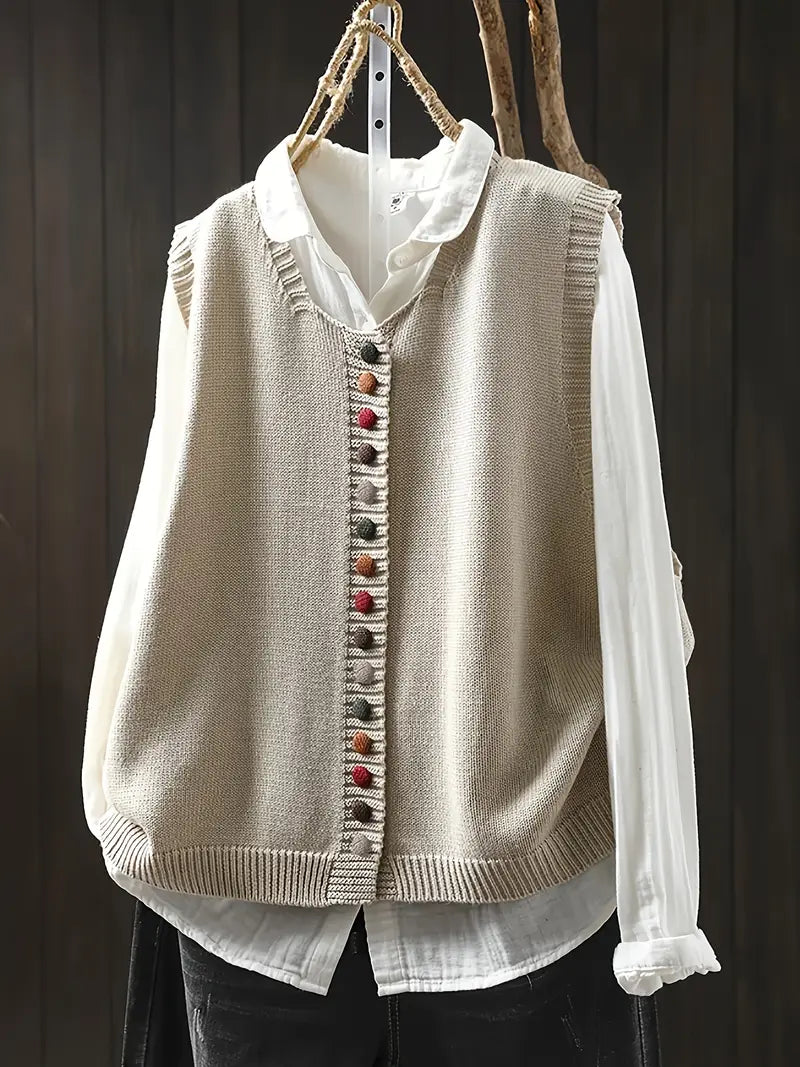 Gaelle™ - Gilet Maglia Casual Élégant