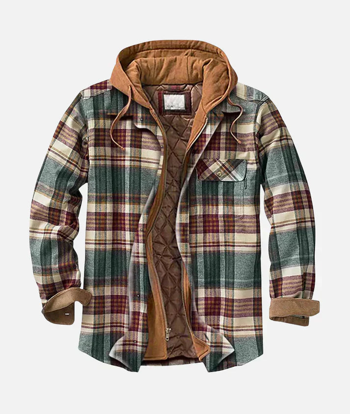 Yves™ I Veste patchwork à carreaux