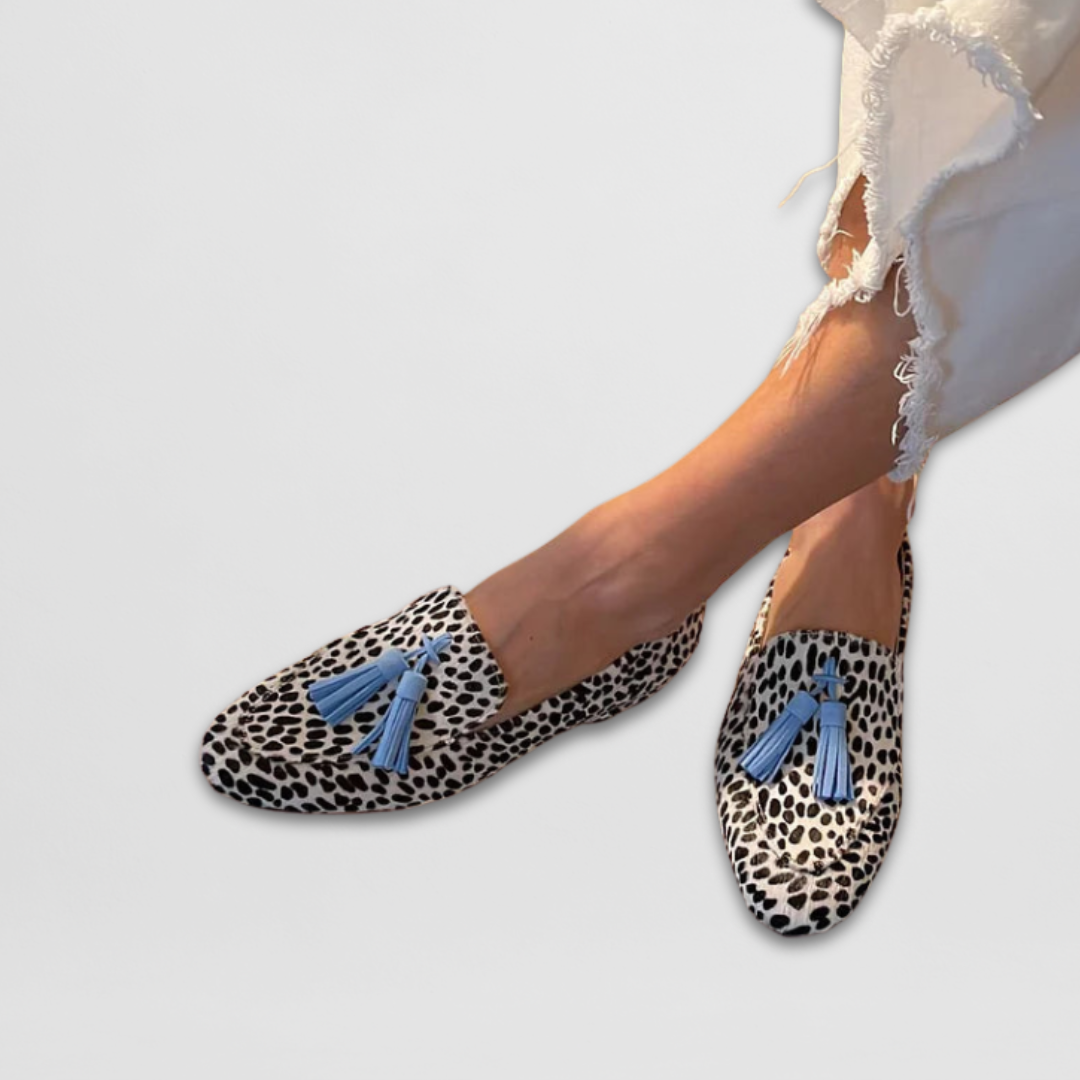 Hélène | Mocassins à pompons