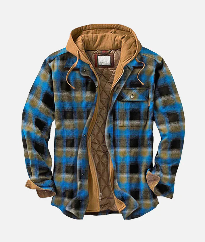 Yves™ I Veste patchwork à carreaux