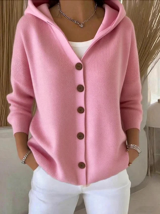 Philomène – Cardigan à capuche doux