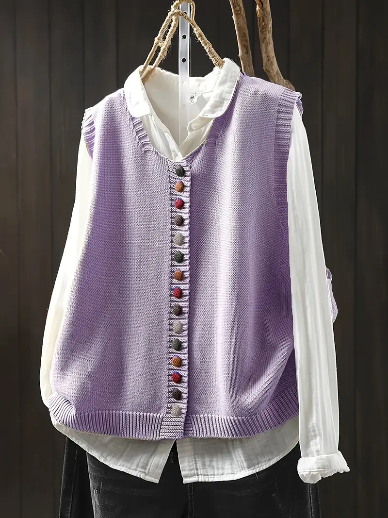 Gaelle™ - Gilet Maglia Casual Élégant