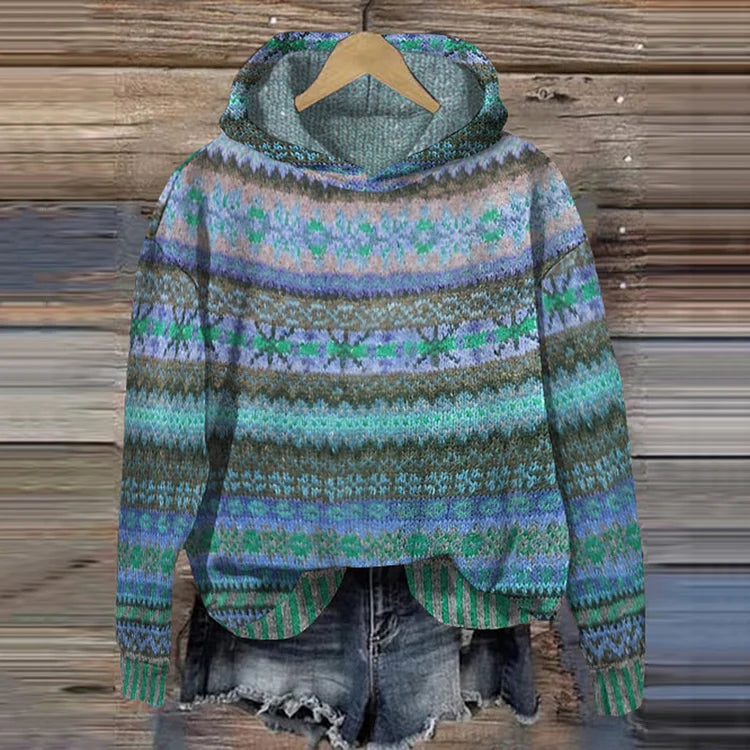 JOSEFIN™ | Hoodie à motif intemporel