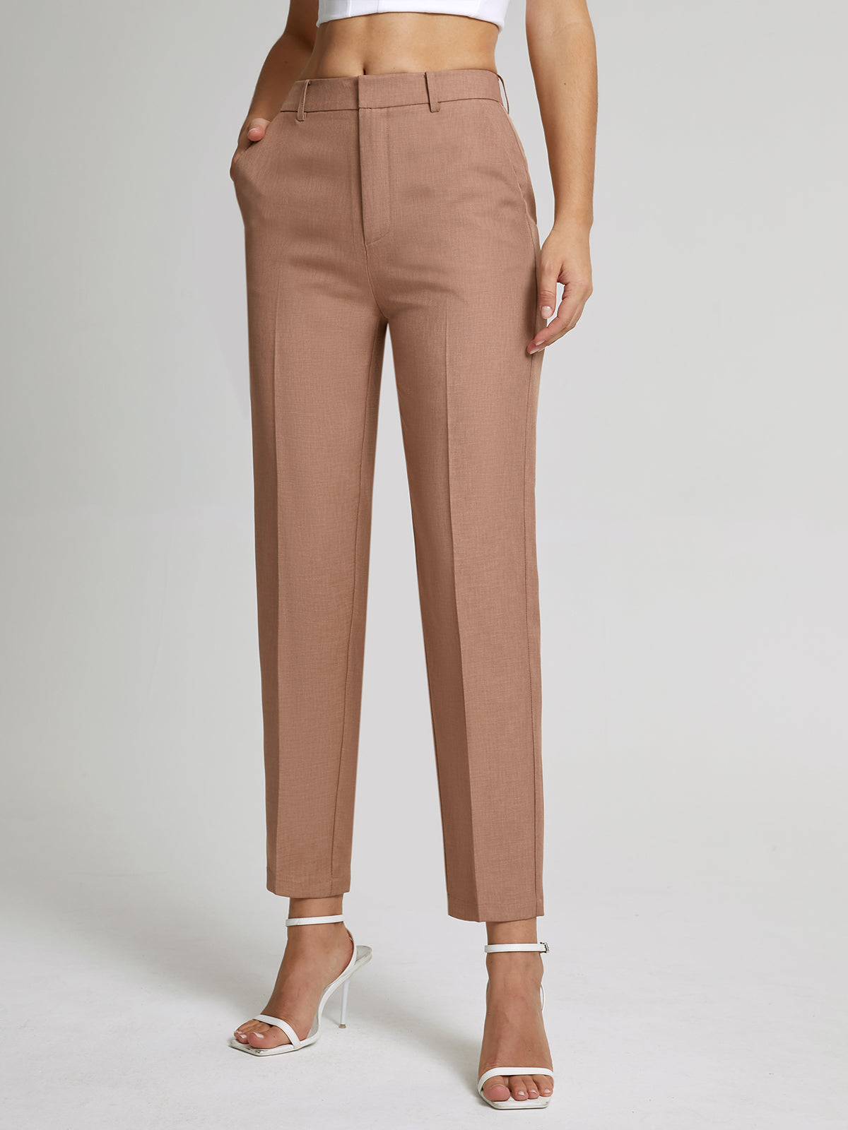 Amaraine™ I Pantalon élegant taille haute