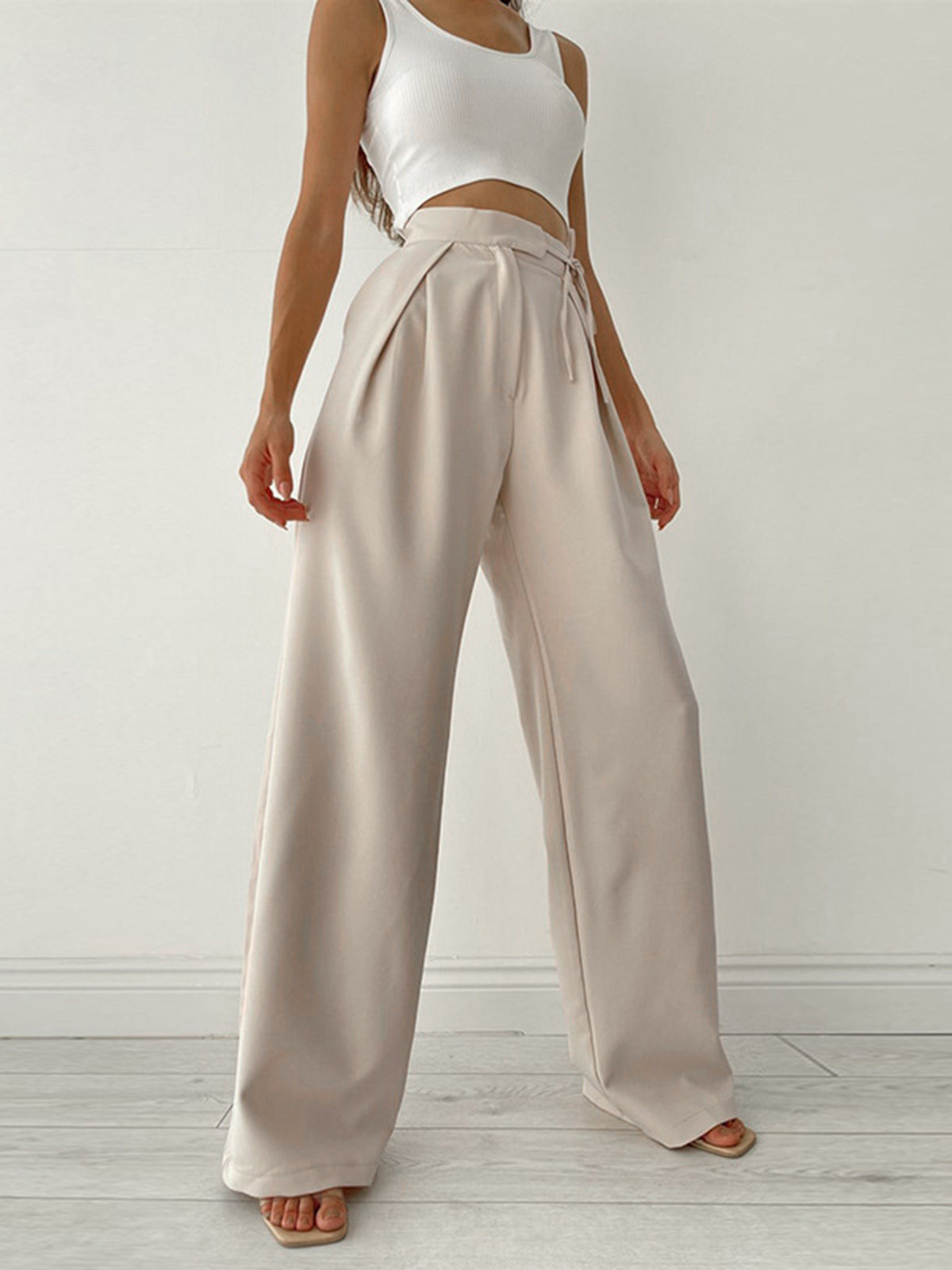 Amaraine™ I Pantalon palazzo noué
