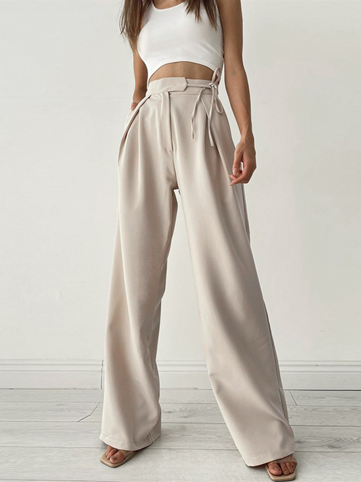 Amaraine™ I Pantalon palazzo noué