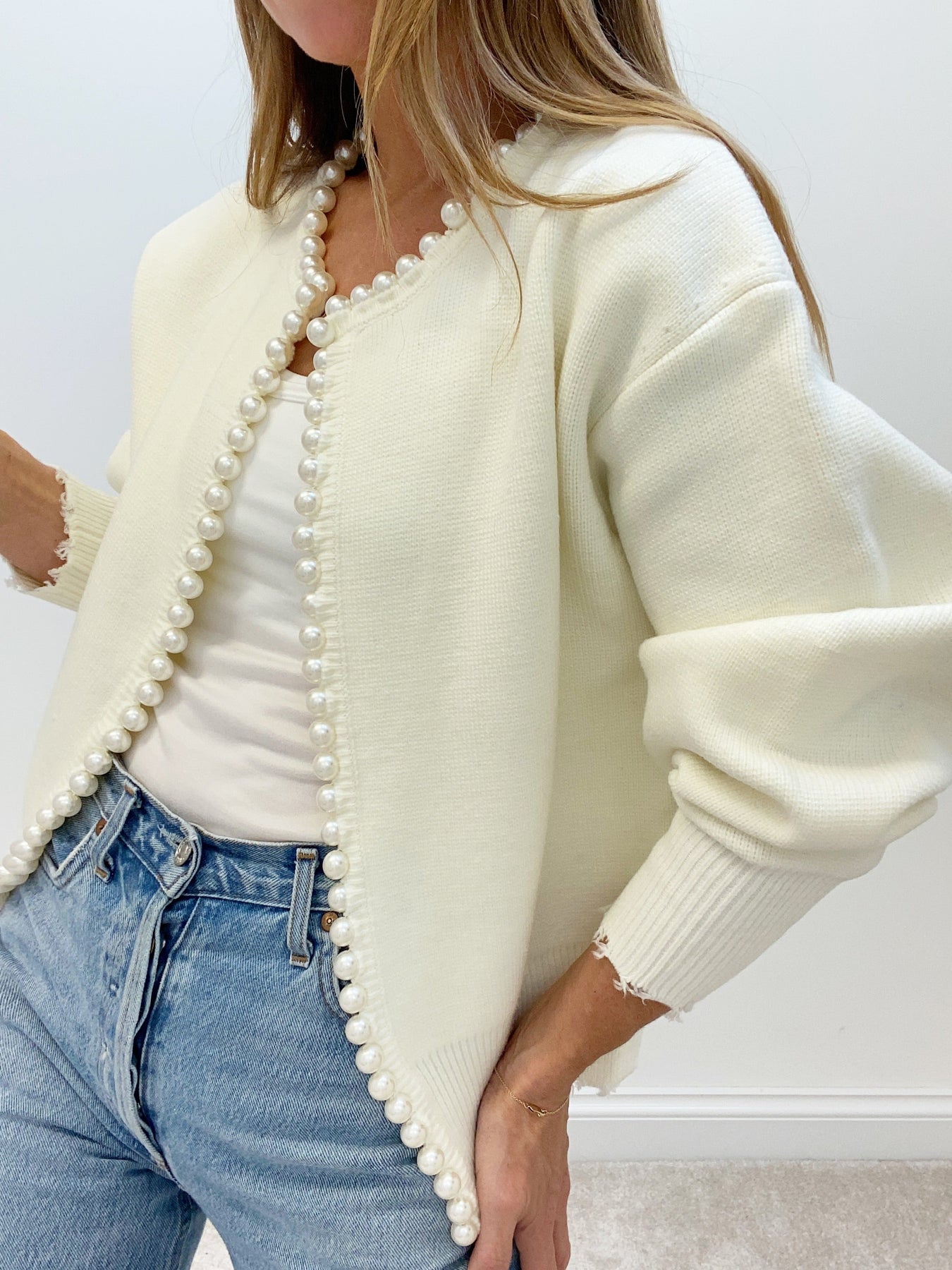 Amaraine™ I Cardigan élégant orné de perles