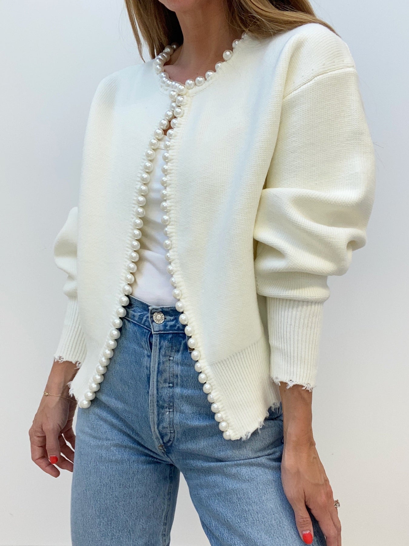 Amaraine™ I Cardigan élégant orné de perles