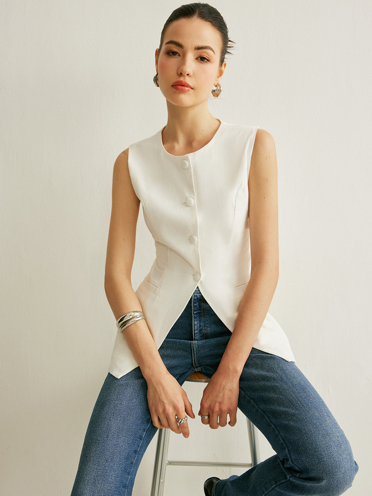 Amaraine™ I Débardeur chic à détail subtil
