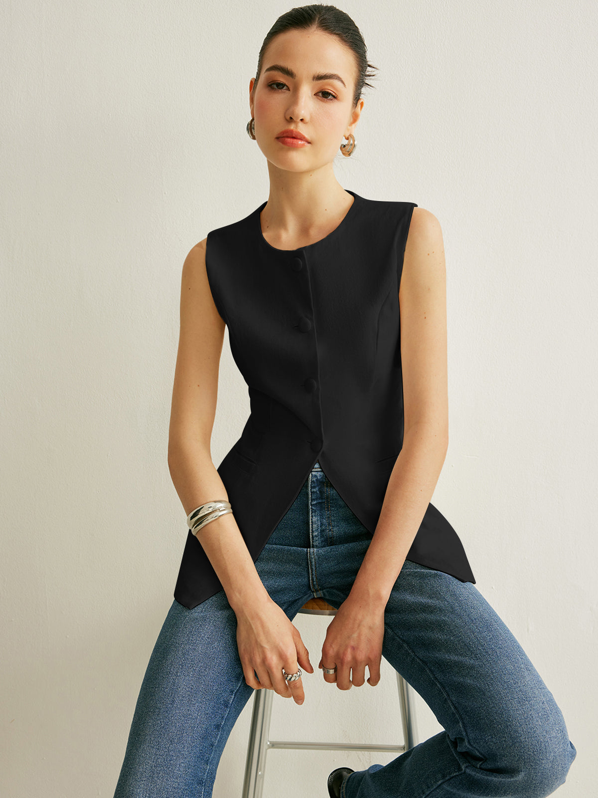 Amaraine™ I Débardeur chic à détail subtil