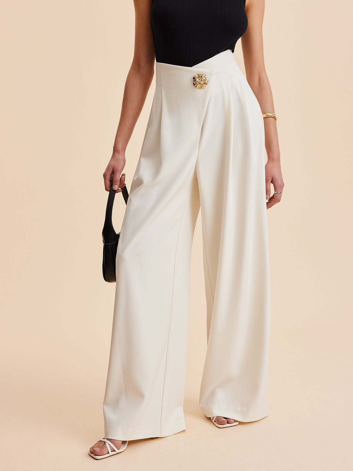 Amaraine™ I Pantalon taille haute élégant