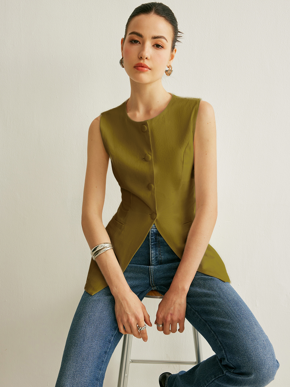 Amaraine™ I Débardeur chic à détail subtil