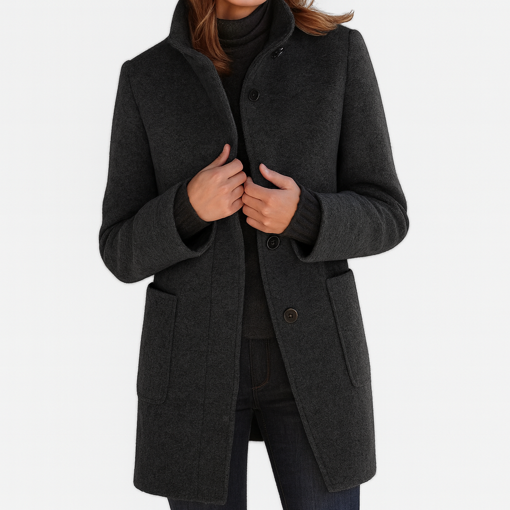 STELLA™ | Veste pour Femmes avec Col Montant
