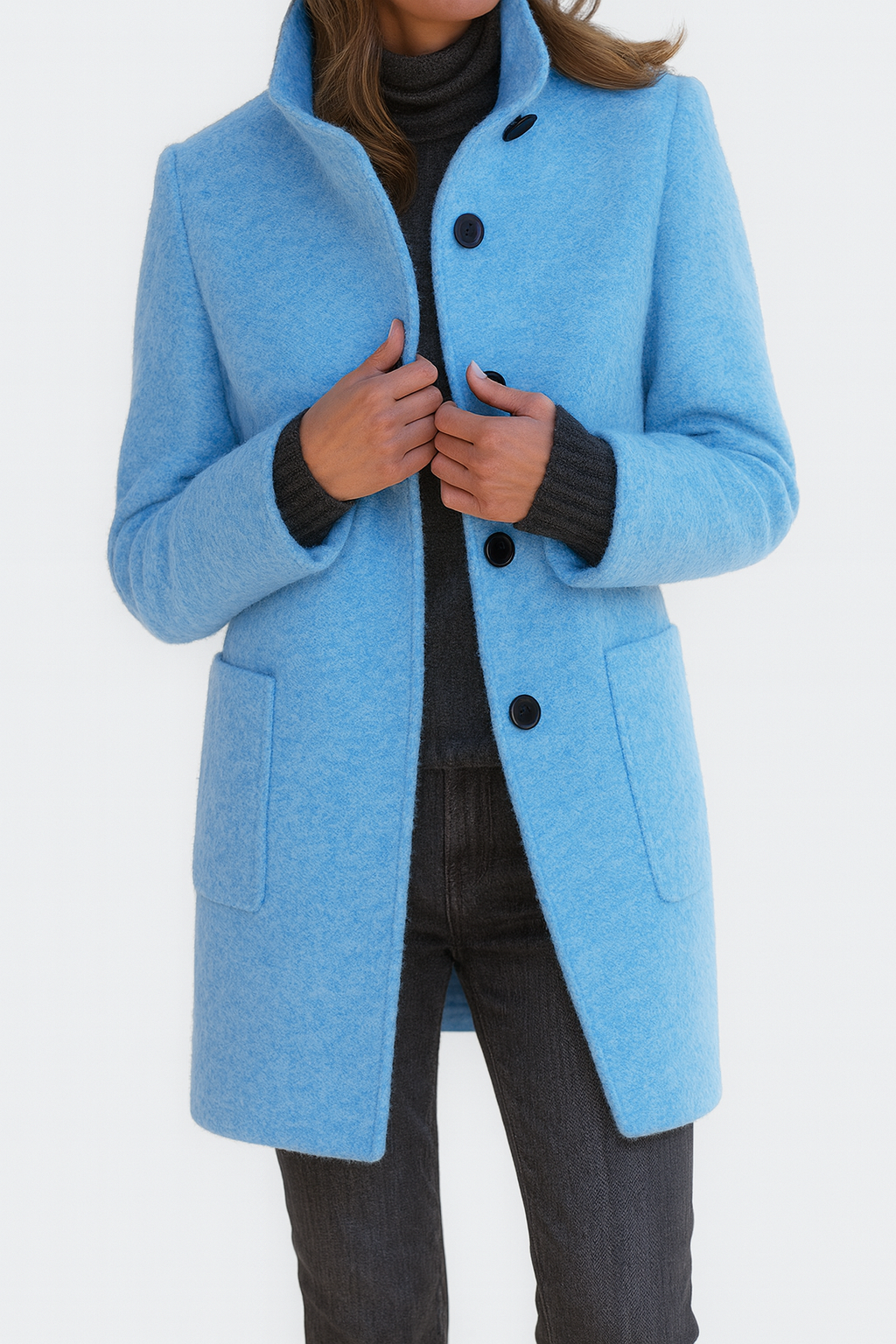 STELLA™ | Veste pour Femmes avec Col Montant