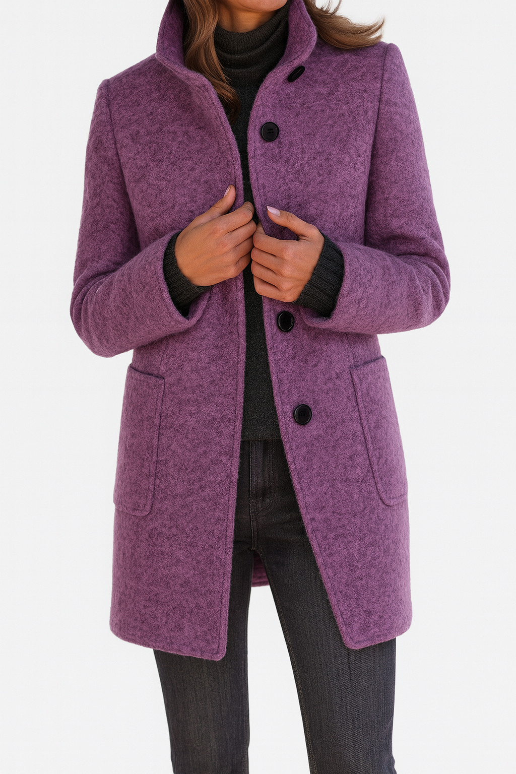 STELLA™ | Veste pour Femmes avec Col Montant
