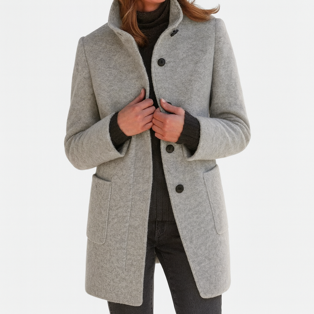 STELLA™ | Veste pour Femmes avec Col Montant
