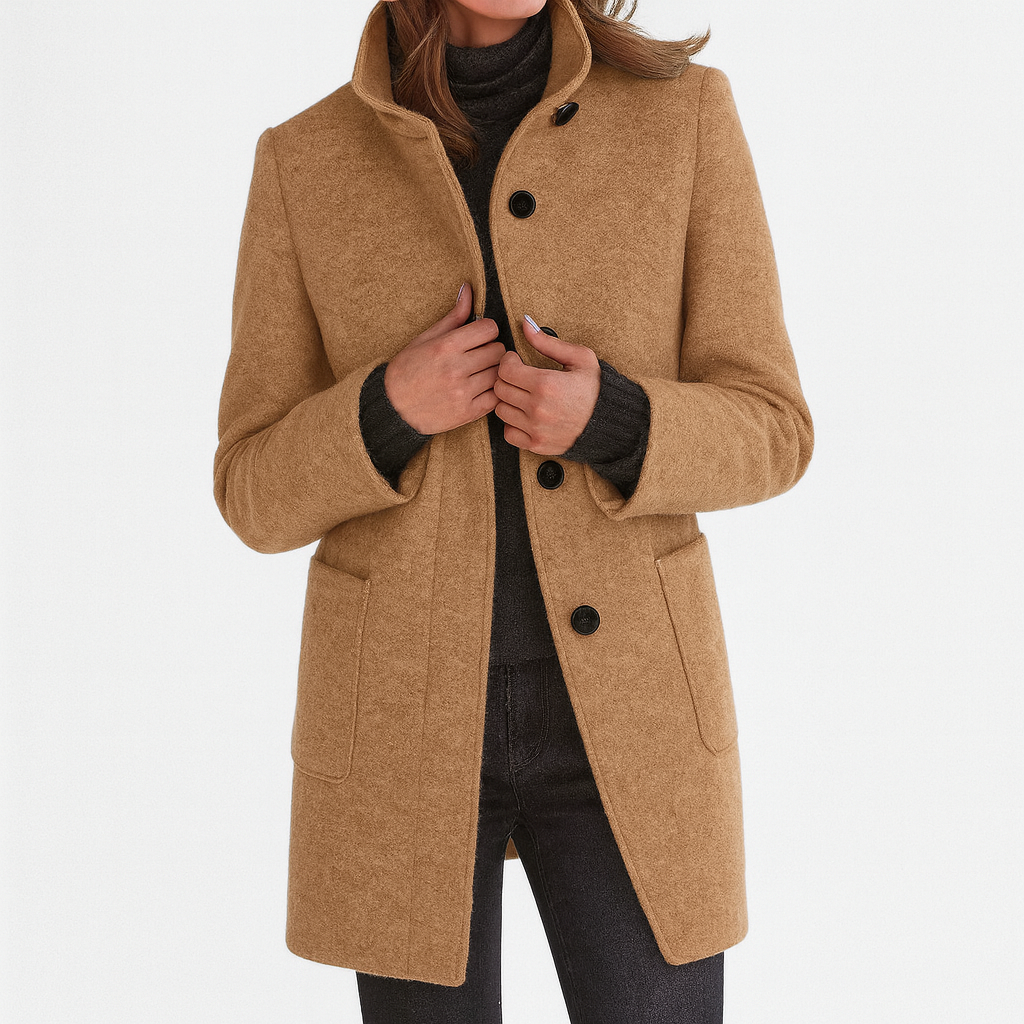 STELLA™ | Veste pour Femmes avec Col Montant