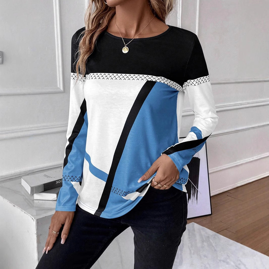 Mila™ | T-Shirt Décontracté à Blocs de Couleurs