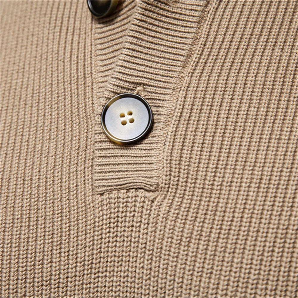 Jean I pull élégant à boutons