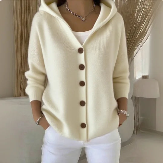 Philomène – Cardigan à capuche doux