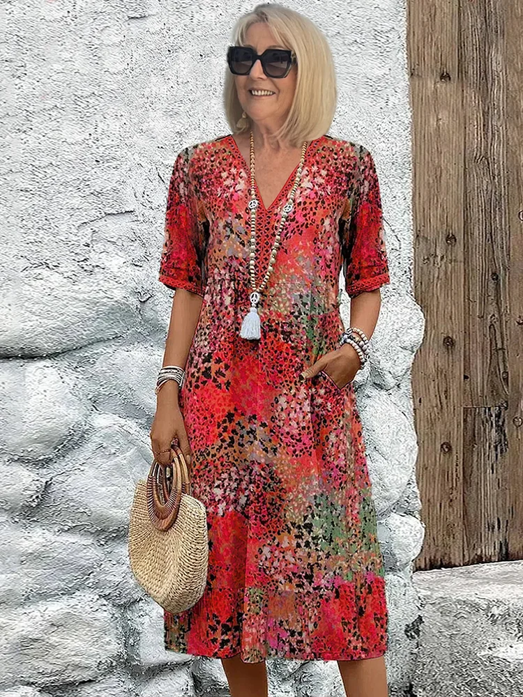 Colette™ | Robe Midi Élégante