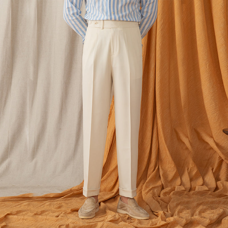 Michel™ I Pantalon Plissé Élégant