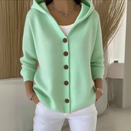 Philomène – Cardigan à capuche doux