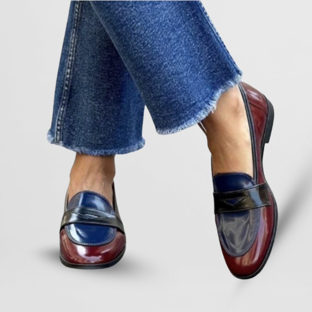 Noémie | Mocassins bicolores