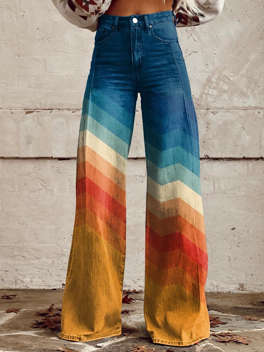 Amaraine™ I Pantalons Zigzag Élégance Moderne