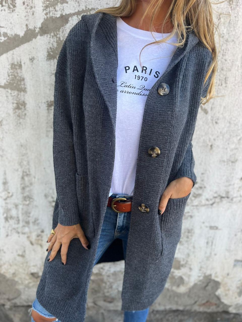 SAGA™ | Élégant long cardigan