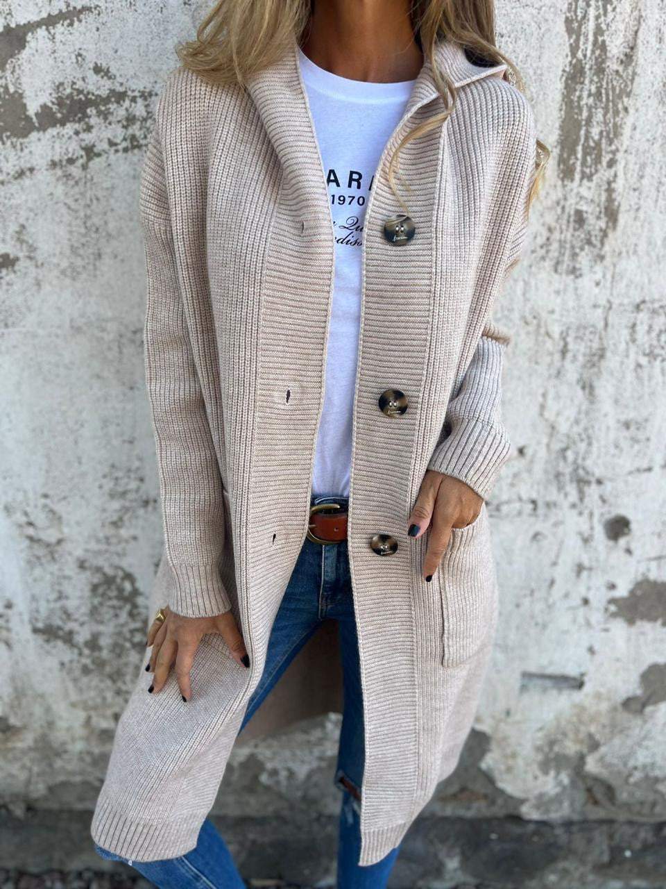 SAGA™ | Élégant long cardigan