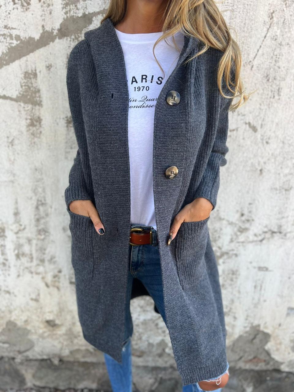 SAGA™ | Élégant long cardigan