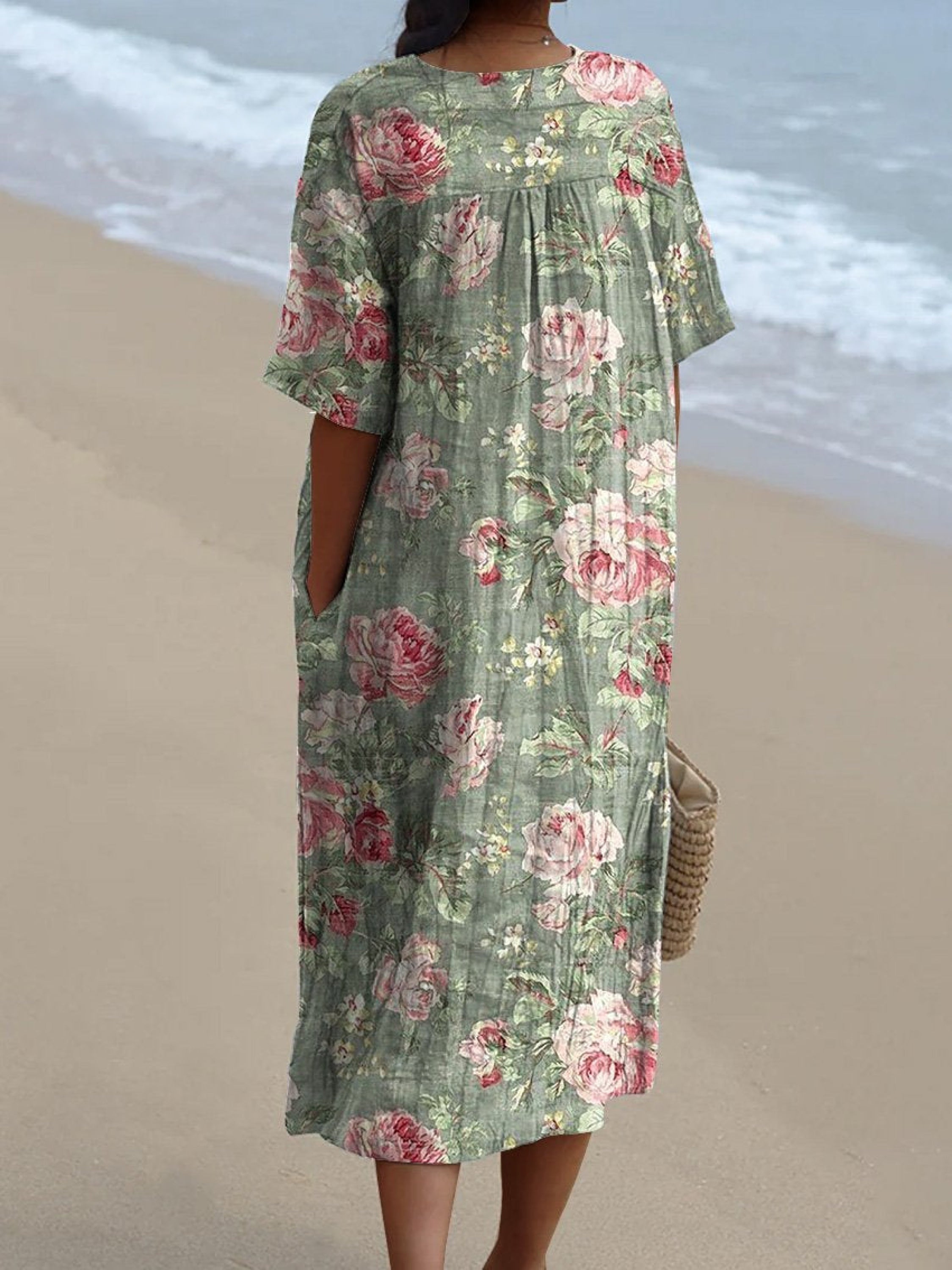 Amaraine™ I Isaline - Robe Vintage à Fleurs