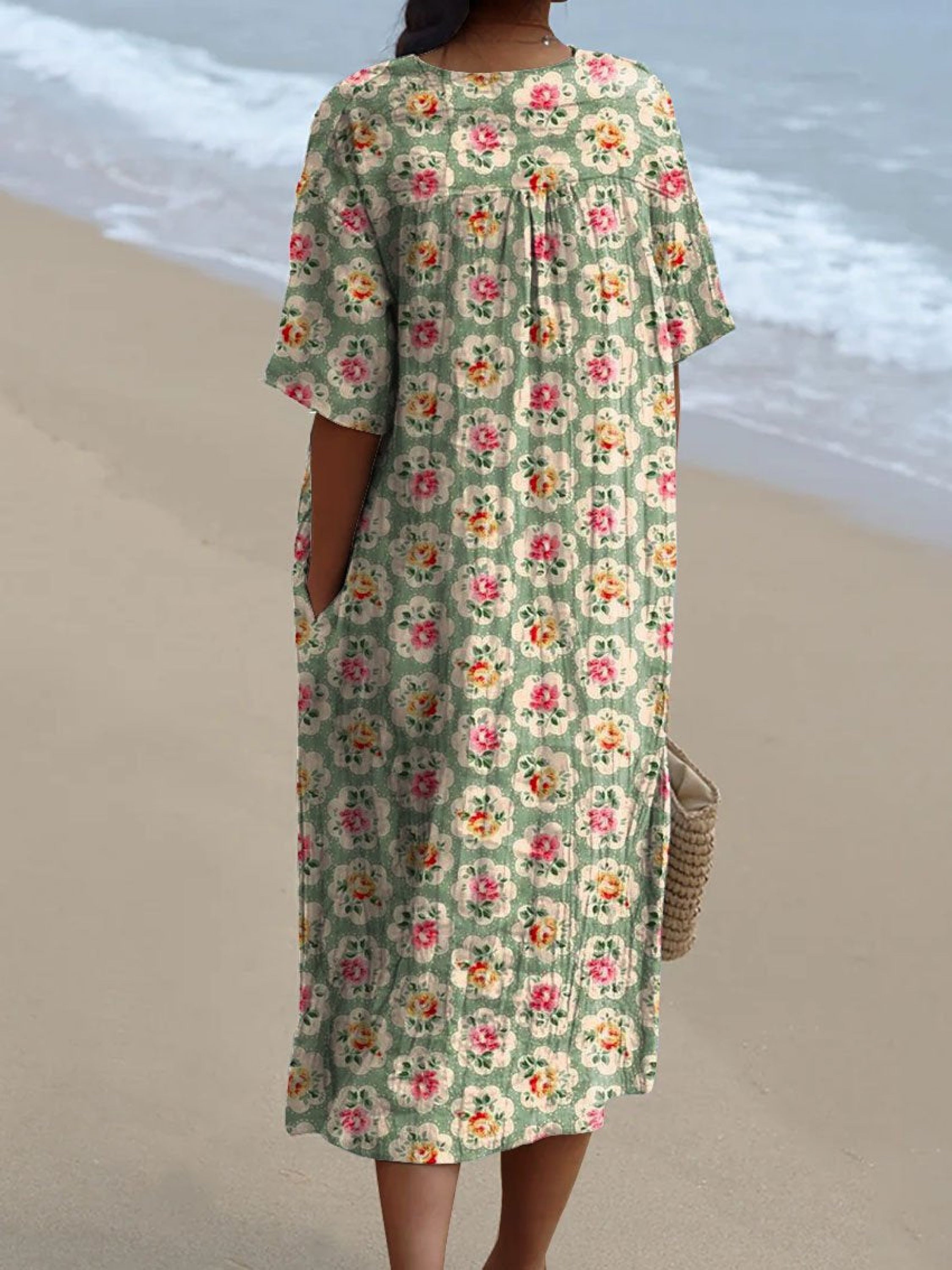 Amaraine™ I Léontine - Robe Vintage à Fleurs - Édition Limitée